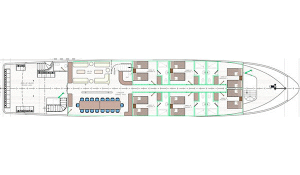 Tiburon Explorer Main Deck