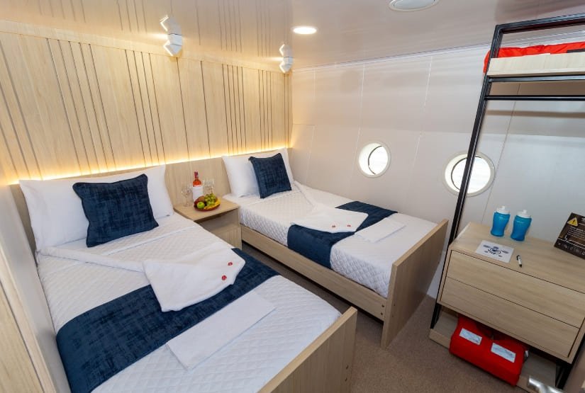 Galaxy Orion Twin Bed Cabin Lower Deck
