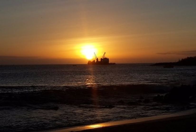 española island sunset