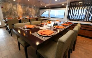 Ecogalaxy Yacht Dining room