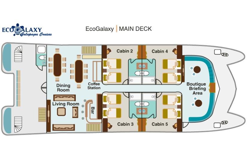 Ecogalaxy Yacht Main Deck