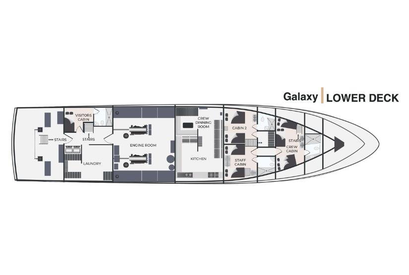 Galaxy Yacht Lower Deck