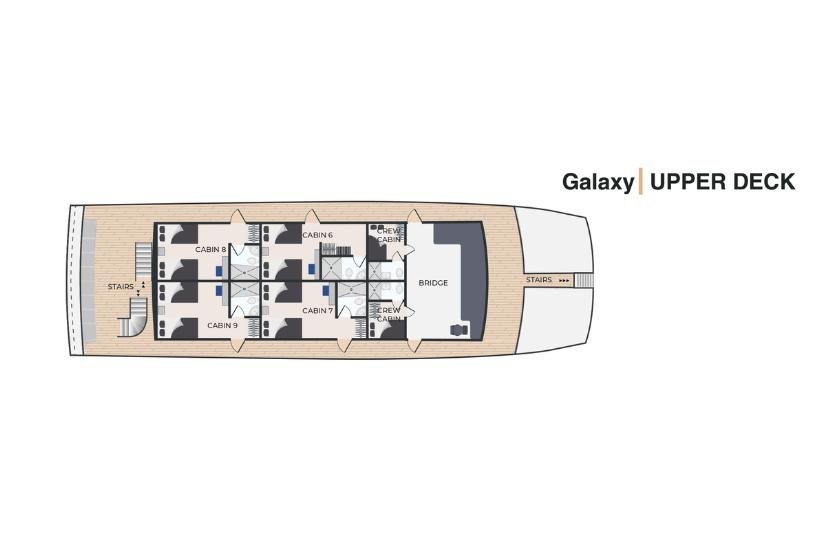 Galaxy Yacht Upper Deck