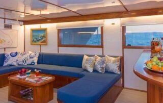 Beluga Yacht living room