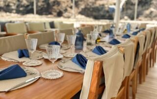Seaman Catamaran Al Fresco Dining room