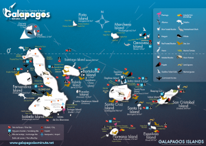 Galapagos islands map