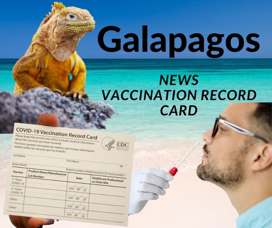galapagos vaccination record card