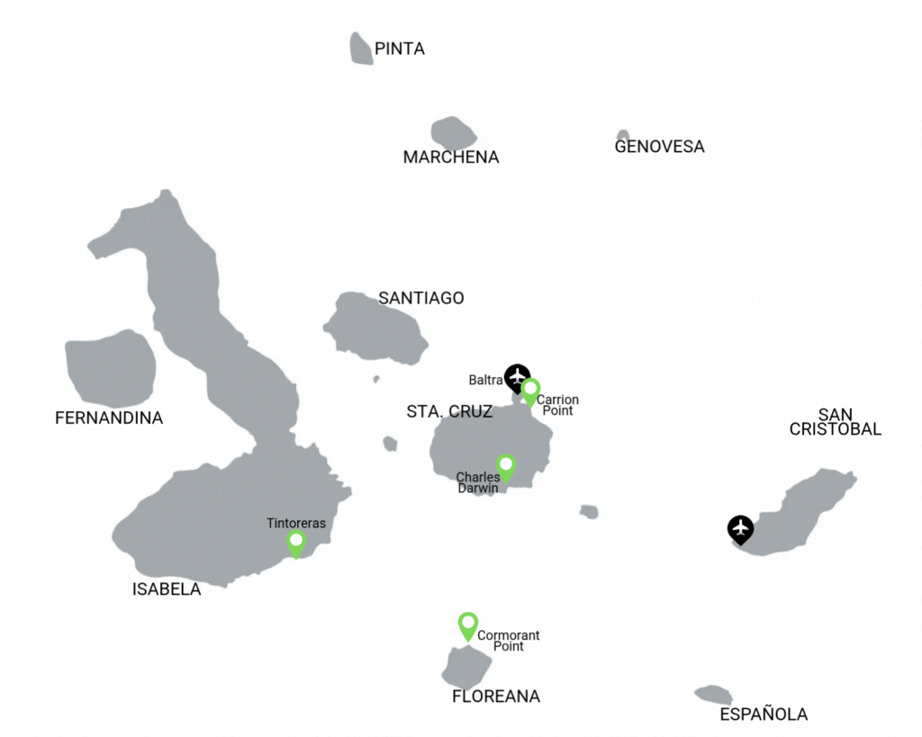 Grand Queen Beatriz Galapagos Itinerario A4