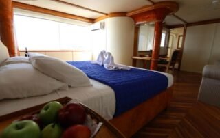 Millenium Catamaran doble bed cabin