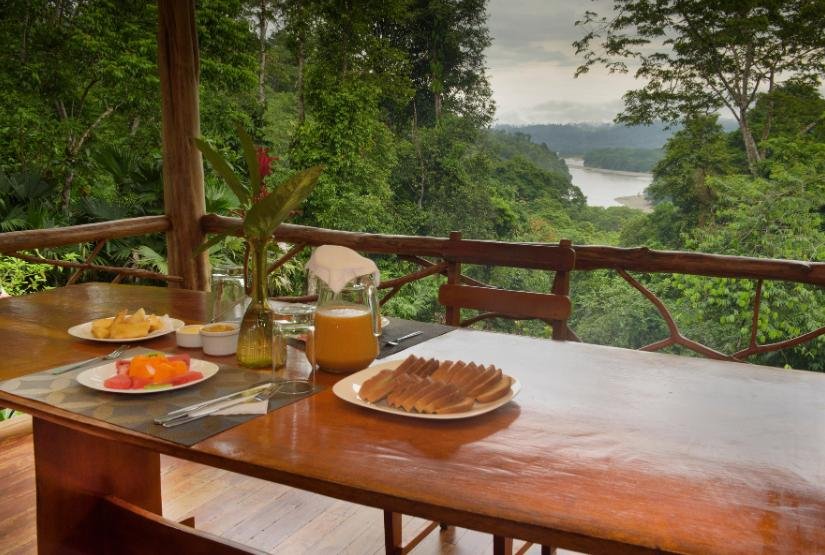 Gaia Amazon Lodge breakfast