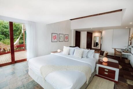 Escalesia Villa matrimonial bed