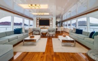Grand Daphne Yacht Living Area